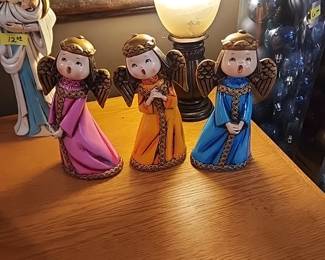 3 vintage angels