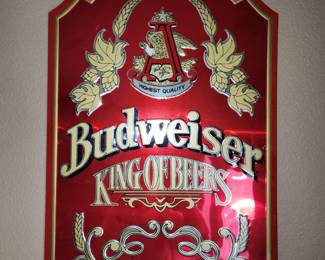 Budweiser King of beers sign