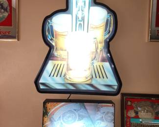 Budweiser light up signs