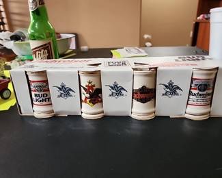 Budweiser mini glasses