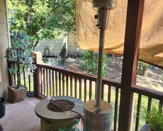 Patio Propane heater and fire pit