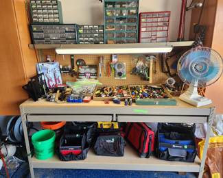 Tools and nut and bolt bins