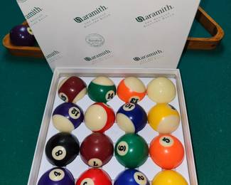 Brand new pool balls