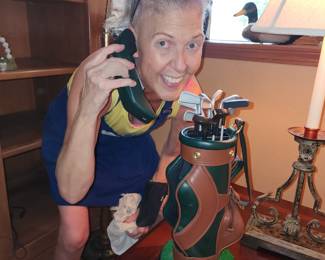 Golf clubs phone
