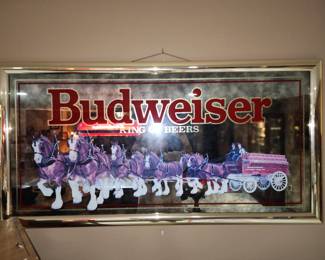Budweiser Cydesdale mirror