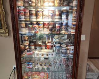 All Budweiser steins and glasses