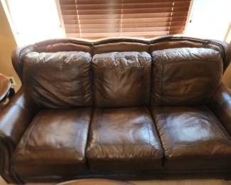 Leather sofa