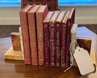Marble bookends