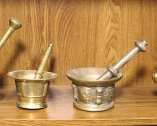 17th - 19th century Mortar and Pestel collection