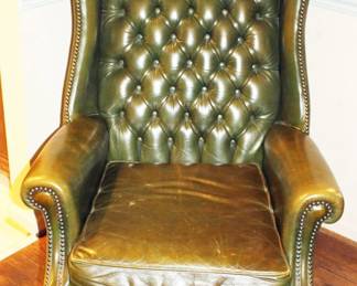 Chesterfield leather chair