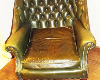 Chesterfield leather chair