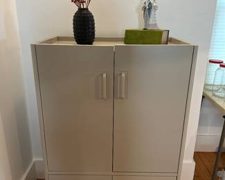 Metal storage cabinet