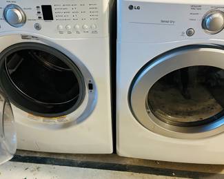 LG washer and dryer