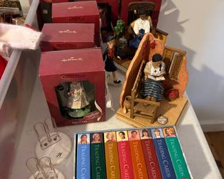 Americans girl books and ornaments