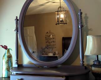 Chest Of Drawers And Tilt Mirror, 84" x 48" x 19"