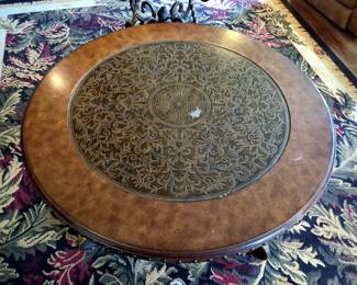 Ashley Furniture Rafferty Collection Coffee Table, 20" X 41" And Side Table, 25" X 27" 