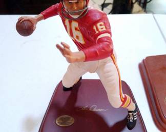 Danbury Mint Kansas City Chiefs Len Dawson #16, 9" And Priest Holmes #31, 7" Figures