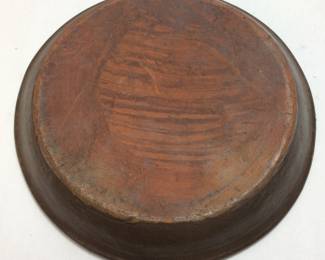 ANTIQUE POTTERY BOWL 12"