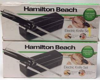 PAIR OF HAMILTON BEACH ELECTRIC KNIFE SE