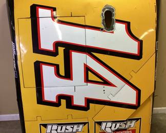 RACE USED #14 CHASE BRISCOE NASCAR RACE HOOD