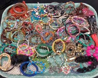 ASSORTED COSTUME BRACELETS