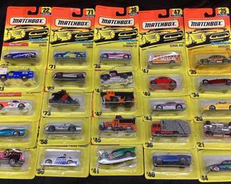 (25) ASSORTED MATCHBOX CARS, NIB