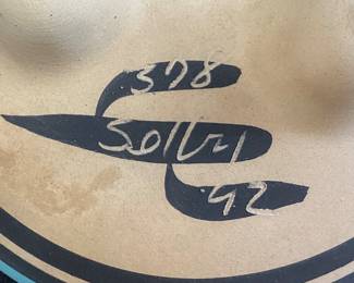 1992 SIGNED SELBY NAVAJO POTTERY BOWL, 3’’ H
