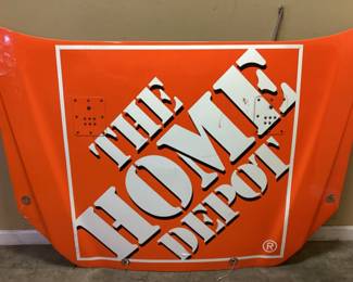 AUTHENTIC NASCAR JOEY LAGANO HOME DEPOT RACE CAR HOOD,