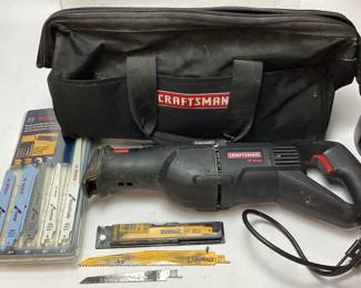 CRAFTSMAN SAWZALL WITH BLADES