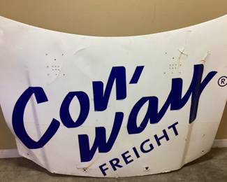 AUTHENTIC RACE USED COLIN BRAUN  CONWAY FREIGHT RACE HOOD WRECKED AT DAYTONA TEST RUN,