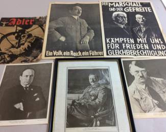 1940’s WW2 ERA GERMAN PRINTS, POSTERS