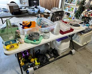 Dog items, Weights, etc.