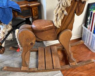 Wood Rocking Horse