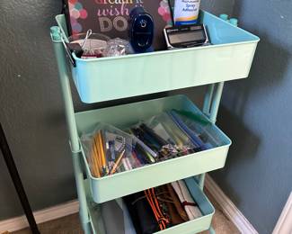 Rolling Cart, Office Supplies