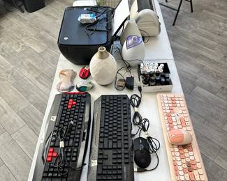 Keyboards, Mice, Diffusers, Printer, 