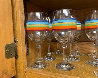 vintage water glasses