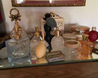 perfume bottle collection