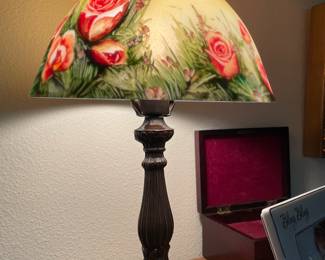 reverse painting lamp, very nice