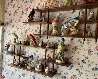 vintage rack & birds