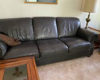 leather sofa