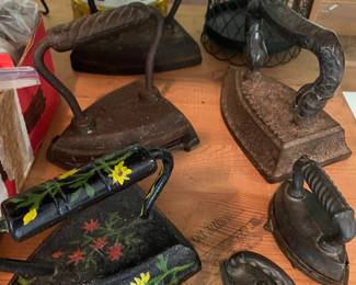 vintage sad irons - i'd be sad too