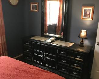 With matching night stands. Bed for sale too