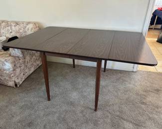 Midcentury dropleaf dining table
