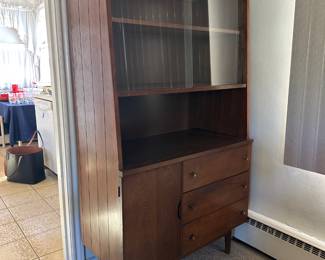 Midcentury display cabinet/hutch