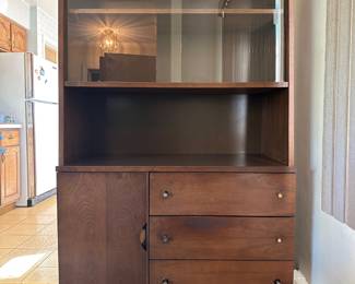 Midcentury display cabinet/hutch