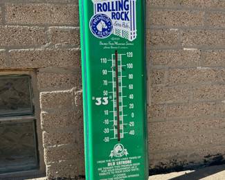 Rolling Rock Thermometer