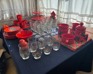 Weichtersbach holiday dishes and glassware