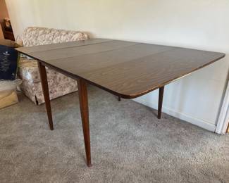 Midcentury dropleaf dining table