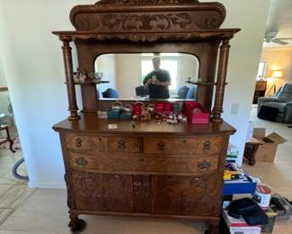 Antique hutch