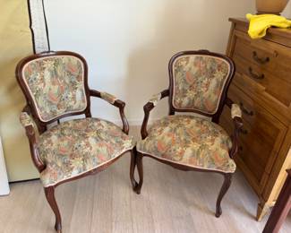 Set of antique arm chairs